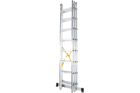 Лестница трехсекционная Inforce 3*8 (6м раб.высота)